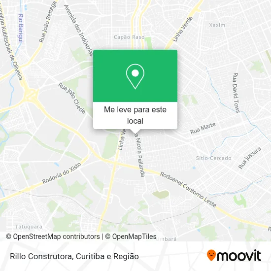 Rillo Construtora mapa