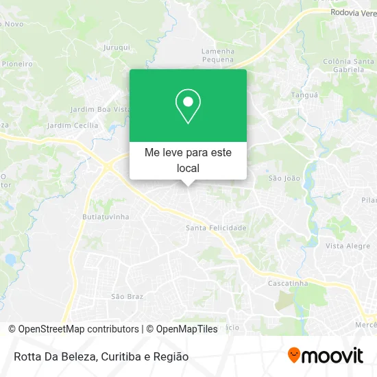 Rotta Da Beleza mapa