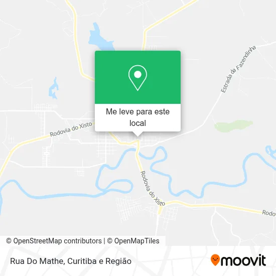 Rua Do Mathe mapa