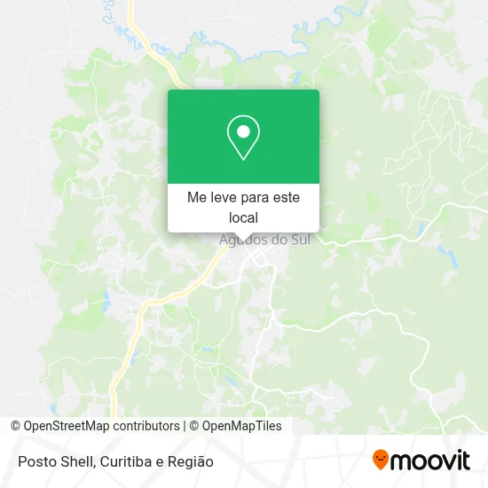 Posto Shell mapa