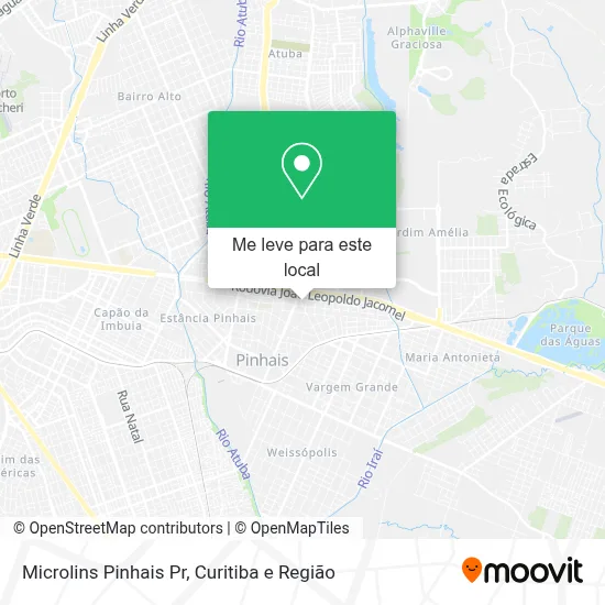 Microlins Pinhais Pr mapa
