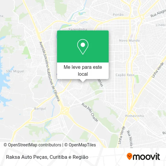 Raksa Auto Peças mapa