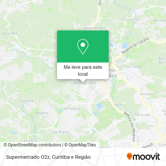 Supermercado O2z mapa