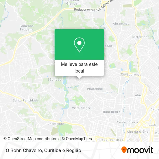 O Bohn Chaveiro mapa