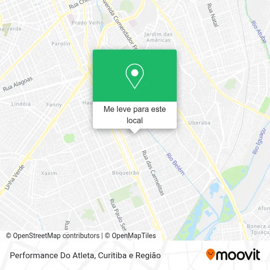 Performance Do Atleta mapa