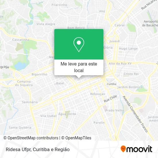 Ridesa Ufpr mapa