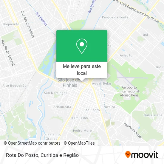 Rota Do Posto mapa