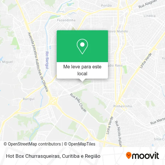 Hot Box Churrasqueiras mapa