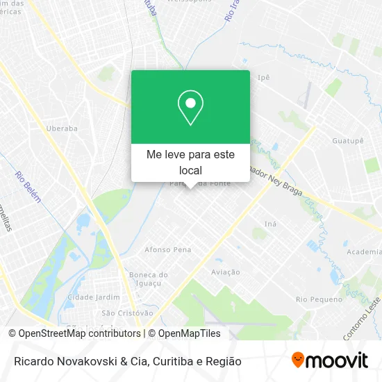 Ricardo Novakovski & Cia mapa