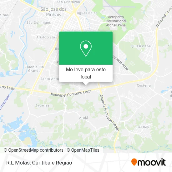 R.L Molas mapa