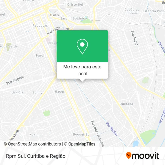 Rpm Sul mapa