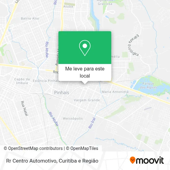 Rr Centro Automotivo mapa