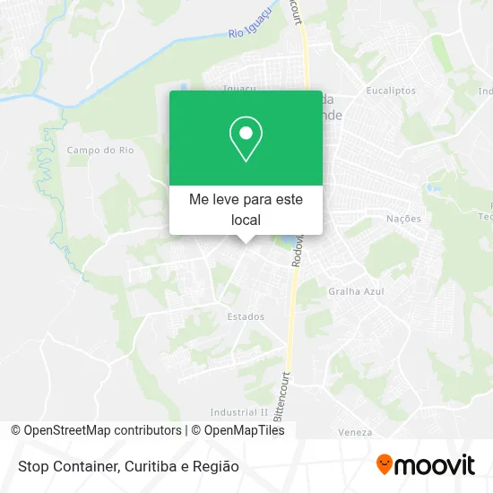 Stop Container mapa