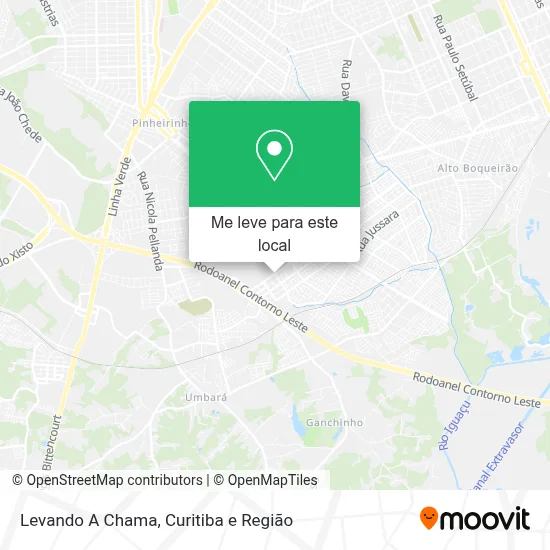 Levando A Chama mapa