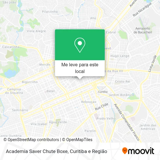 Academia Saver Chute Boxe mapa