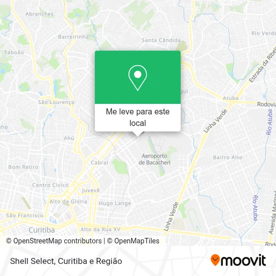 Shell Select mapa
