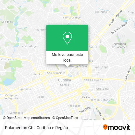 Rolamentos Cbf mapa