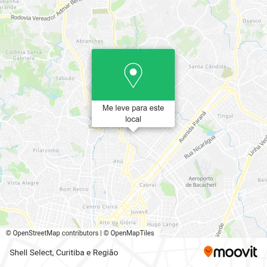Shell Select mapa