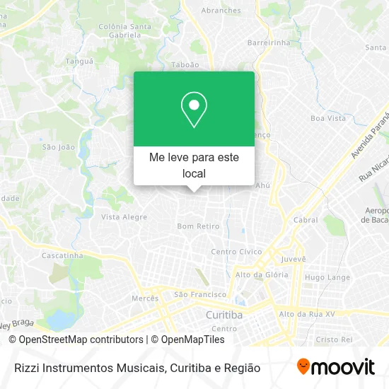 Rizzi Instrumentos Musicais mapa