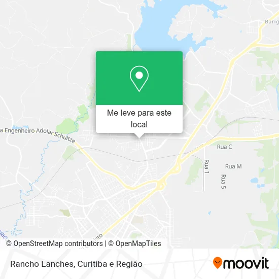 Rancho Lanches mapa