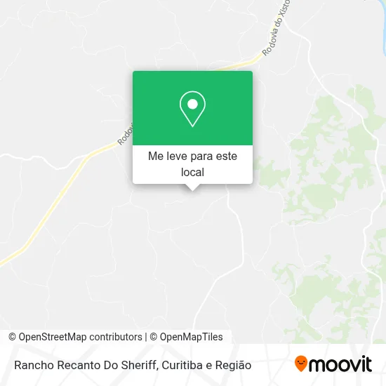 Rancho Recanto Do Sheriff mapa
