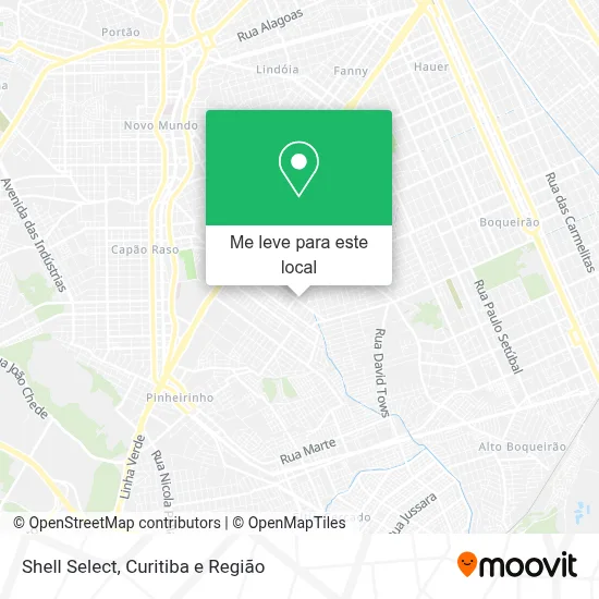 Shell Select mapa