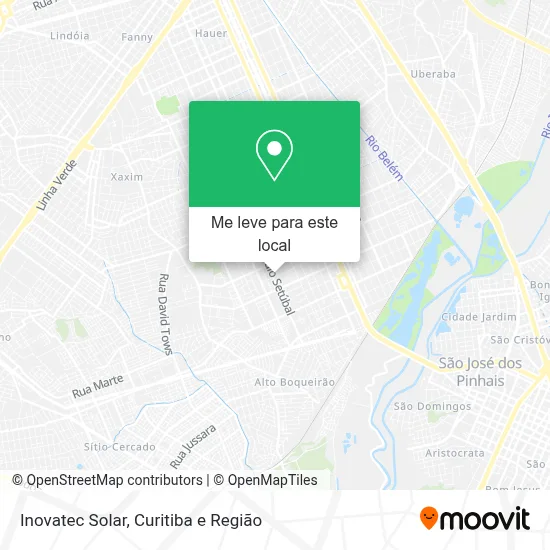 Inovatec Solar mapa