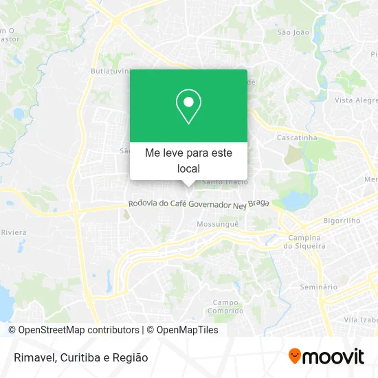 Rimavel mapa