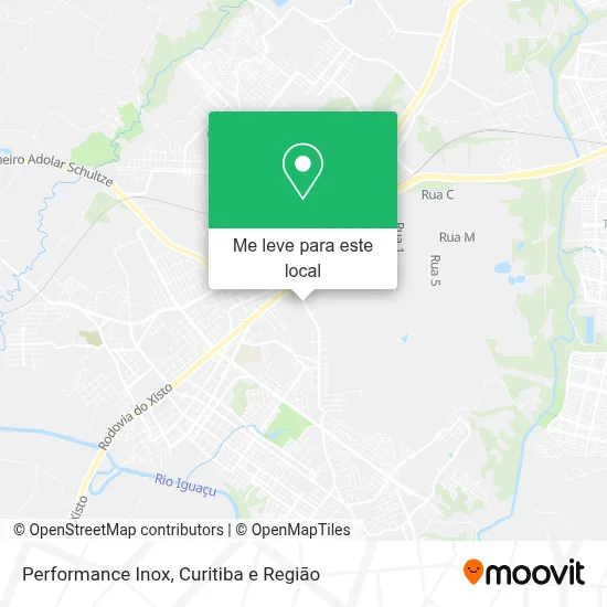 Performance Inox mapa