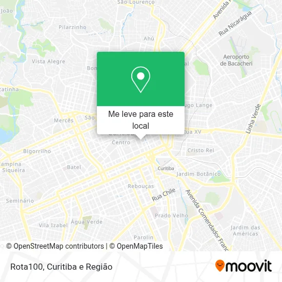 Rota100 mapa