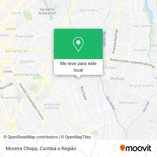 Moreira Chopp mapa