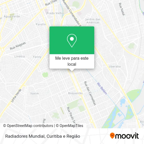 Radiadores Mundial mapa