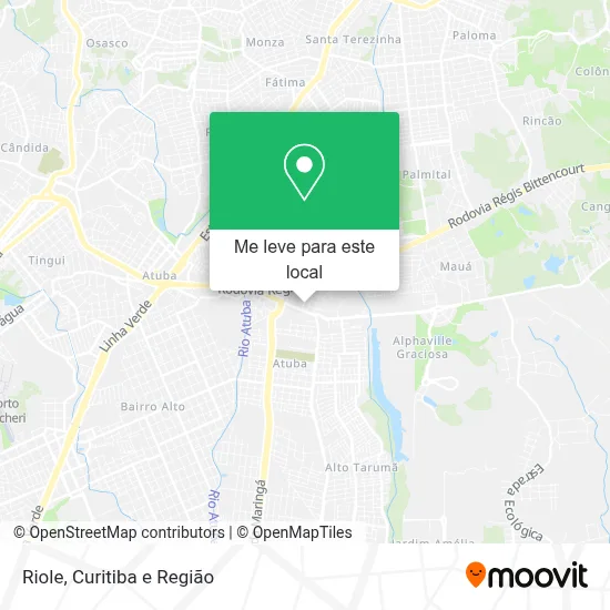 Riole mapa