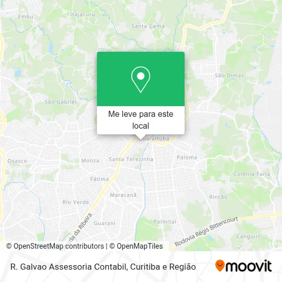 R. Galvao Assessoria Contabil mapa