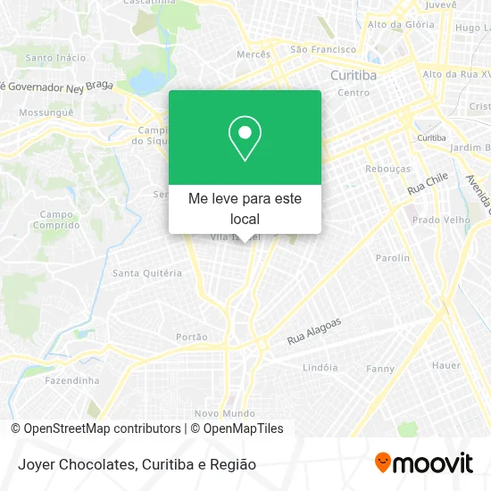 Joyer Chocolates mapa