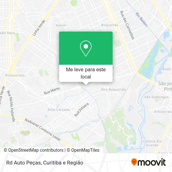 Rd Auto Peças mapa