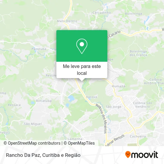 Rancho Da Paz mapa
