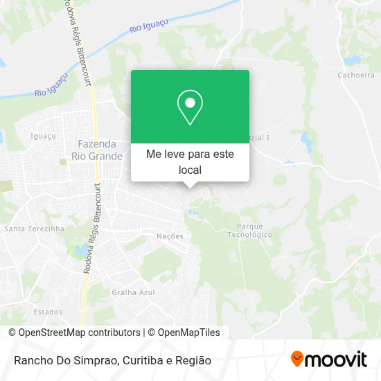 Rancho Do Simprao mapa