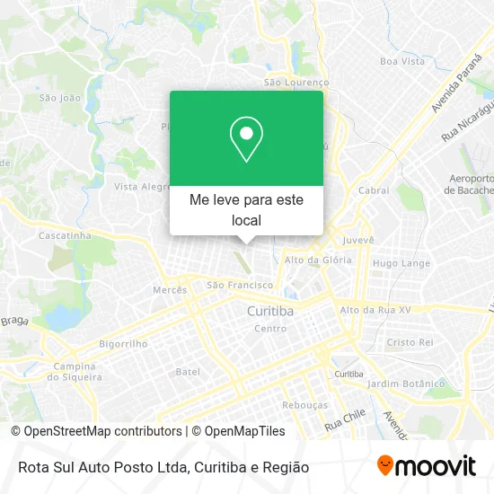 Rota Sul Auto Posto Ltda mapa