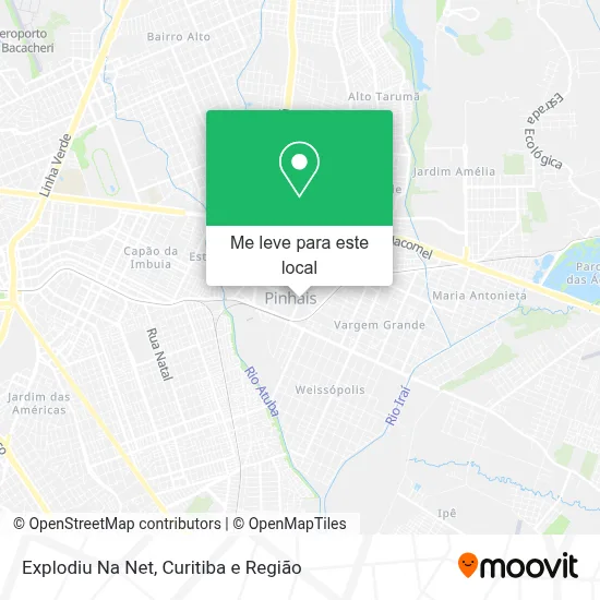 Explodiu Na Net mapa