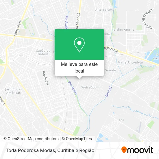 Toda Poderosa Modas mapa
