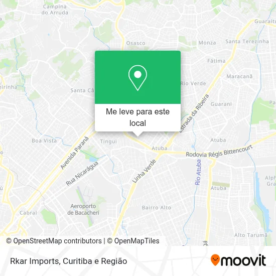 Rkar Imports mapa