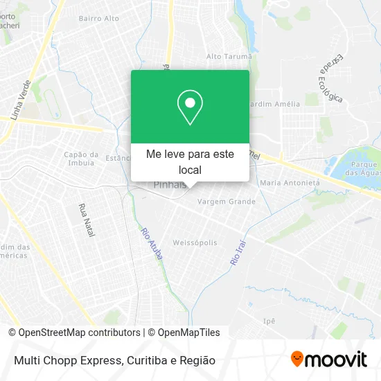 Multi Chopp Express mapa