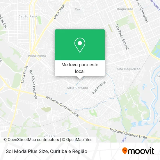 Sol Moda Plus Size mapa