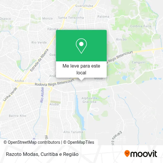 Razoto Modas mapa