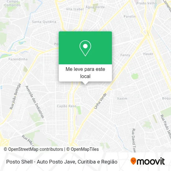 Posto Shell - Auto Posto Jave mapa