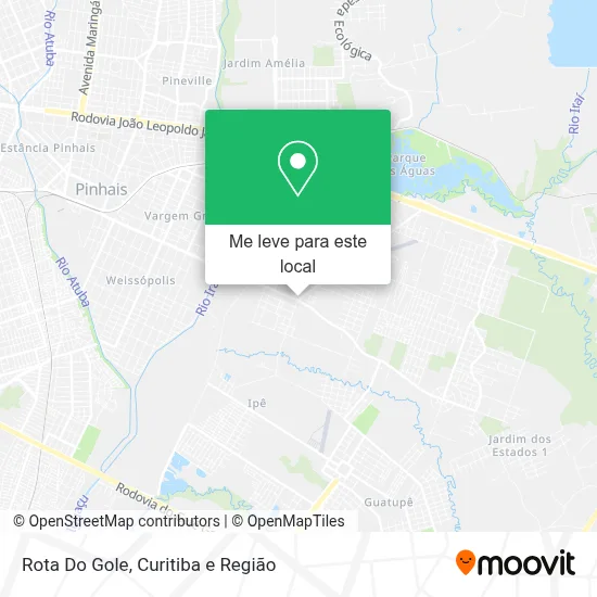 Rota Do Gole mapa