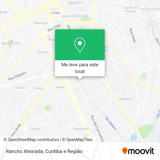 Rancho Alvorada mapa