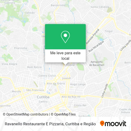 Ravanello Restaurante E Pizzaria mapa