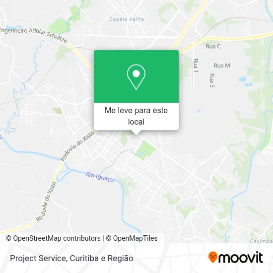 Project Service mapa